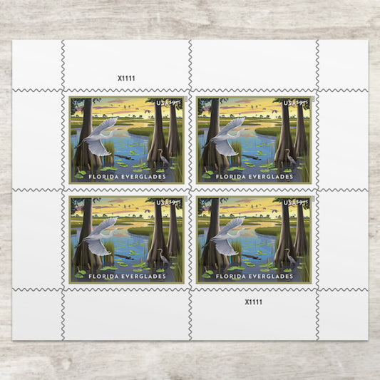 USPS 2023 Florida Everglades Priority Mail Postage Stamps on Sale!