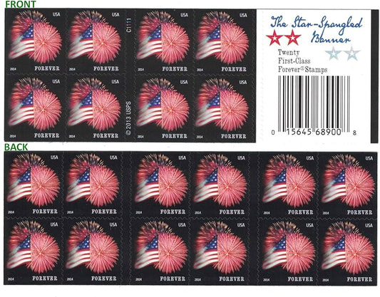 Star-Spangled Banner Fireworks Forever Postage Stamps