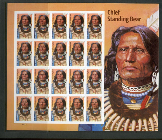 Chief Standing Bear Forever Postage Stamps - Mailboxes of Flushing