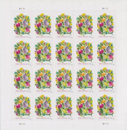 Wedding Blooms Two Ounce Forever First Class Postage Stamps