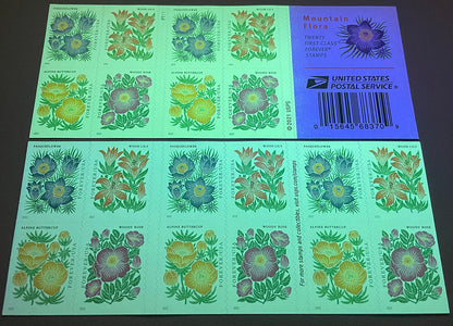 Mountain Flora Forever First Class Postage Stamps - Mailboxes of Flushing