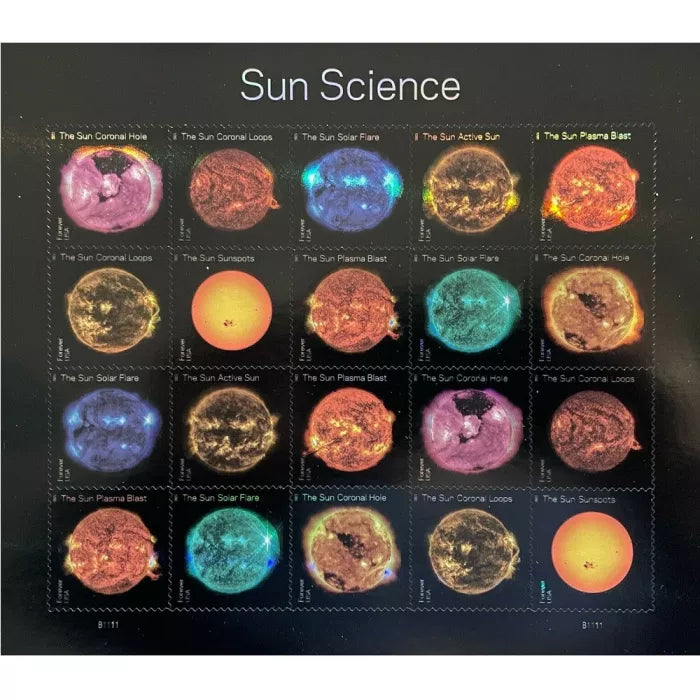 Sun Science Forever First Class Postage Stamps - Mailboxes of Flushing