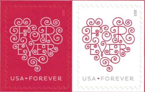 Red White Forever First Class Postage Stamps - Mailboxes of Flushing