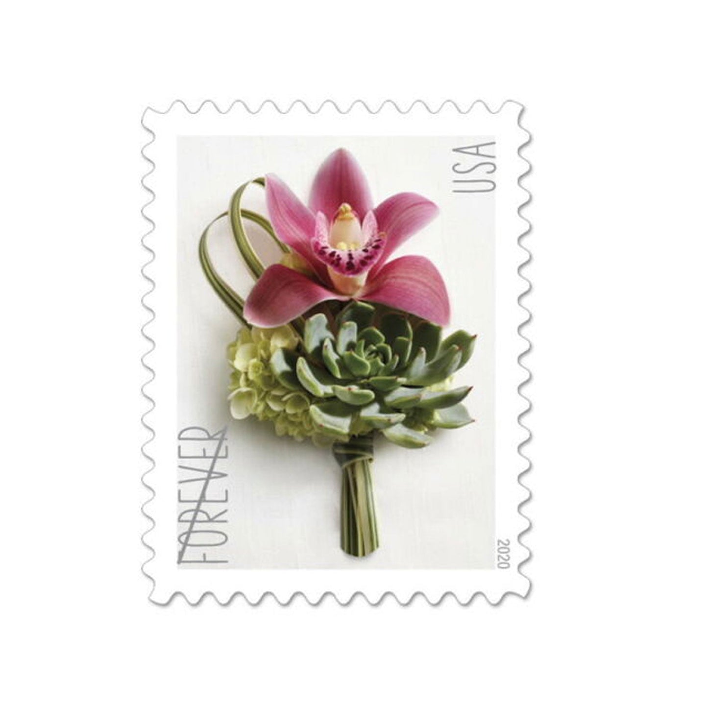 Contemporary Boutonniere Forever First Class Postage Stamps - Mailboxes of Flushing