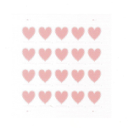 Made of Hearts Forever First Class Postage Stamps - Mailboxes of Flushing