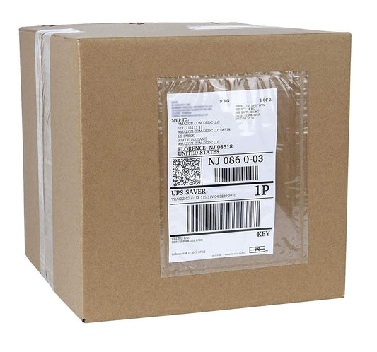 Packing Slip Envelope Pouches 4.5" x 5.5"; Pack of 1000 Clear Plastic Shipping Sleeves; Self-Sealing Shipping Label Sleeves for Documents; Lightweight Plastic Shipping Pouches; Packing Slips - Mailboxes of Flushing