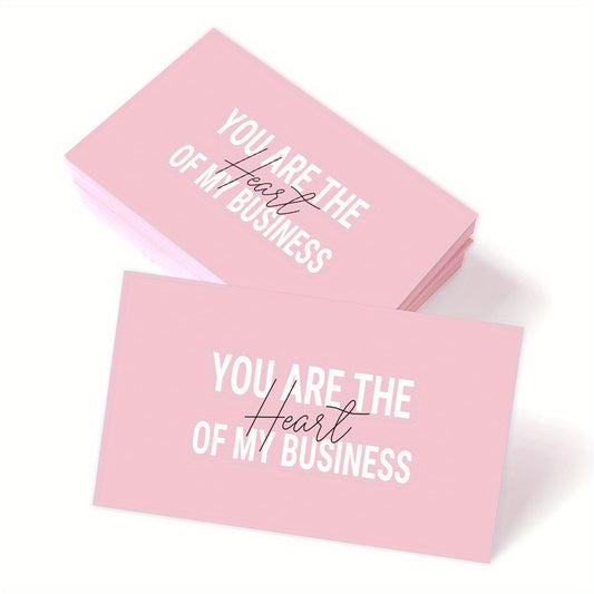 50PCS Thank You For Supporting My Business Cards, Small Customer Appreciation Card For Shop, Online Retailers, Business Owners And Local Stores - Mailboxes of Flushing