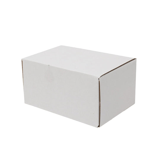 50 Pack 6x4x3 inch Corrugated Box Mailers- White Cardboard Shipping Box Corrugated Box Mailer Shipping Box for Mailer RT - Mailboxes of Flushing