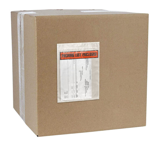 Packing Slip Envelope Pouches 7" x 5.5"; Pack of 1000 Clear Plastic Shipping Sleeves; Self-Sealing Shipping Label Sleeves for Documents; Lightweight Plastic Shipping Pouches; Packing Slips - Mailboxes of Flushing