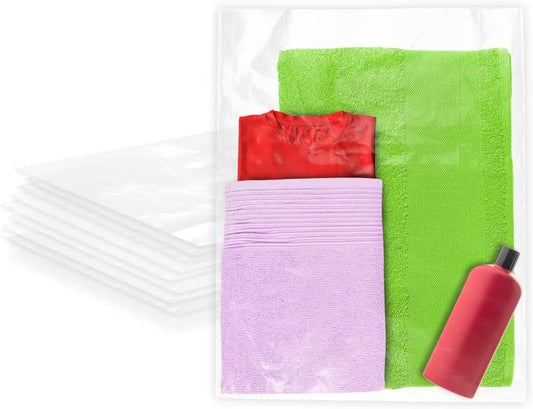 Clear Flat Poly Bags 12" x 18". Pack of 1000 Non-Sticky Plastic 2 mil Retail Pouches. Medium PE Packaging for Mailing; Shipping; Packing. Reusable Storage for Clothing; Boots; T-Shirts - Mailboxes of Flushing